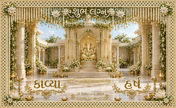 Ganesh Jasmine Courtyard personalized Antarpat