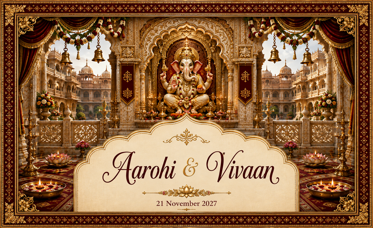 Ganesh Rajwada Darbar personalized Antarpat