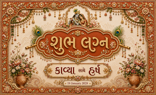 AP-003-14 Radha Krishna Terracotta Floral Arch Personalized Antarpat