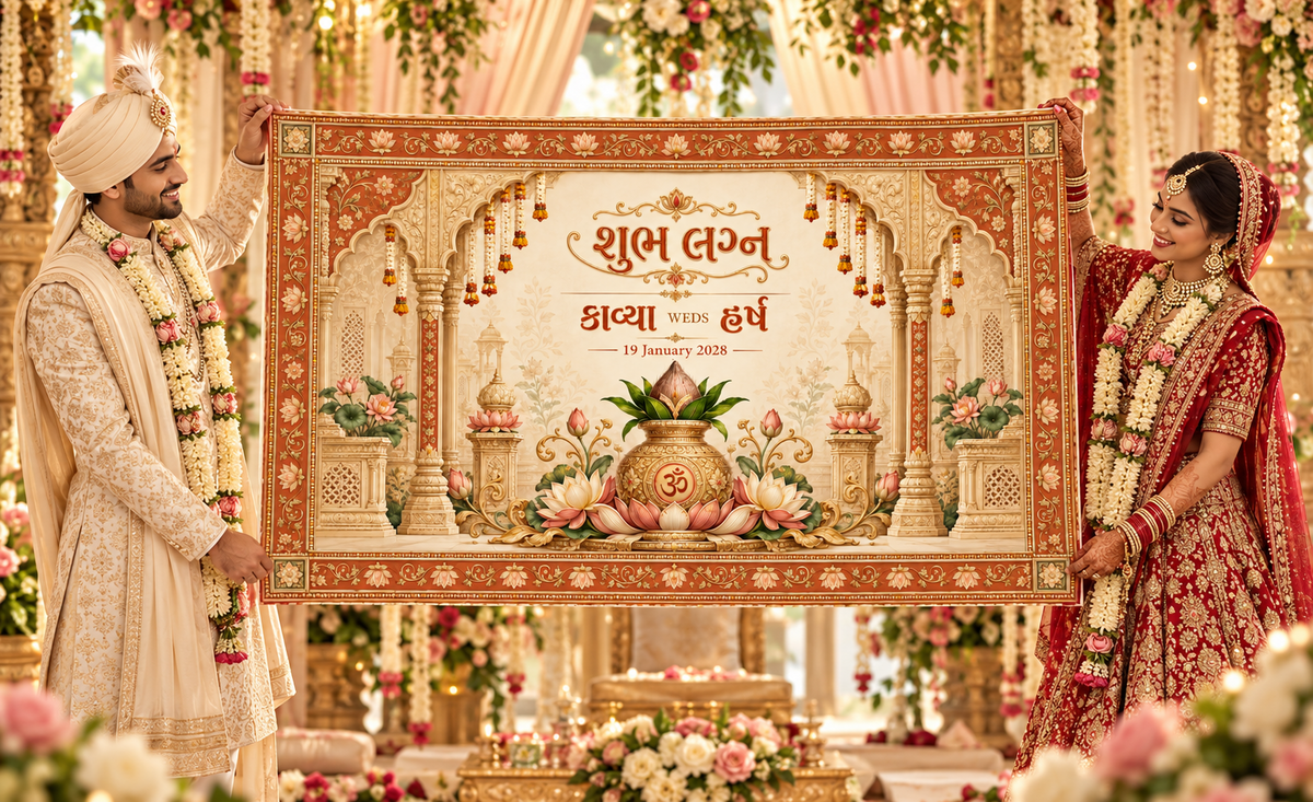 Royal Terracotta Kalash Lotus Personalized Wedding Antarpat wedding presentation
