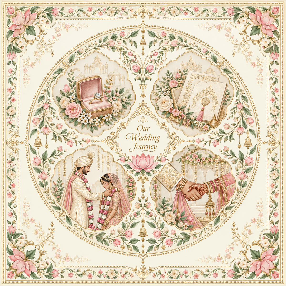 Couple Story Hastmelap Rumal design 04