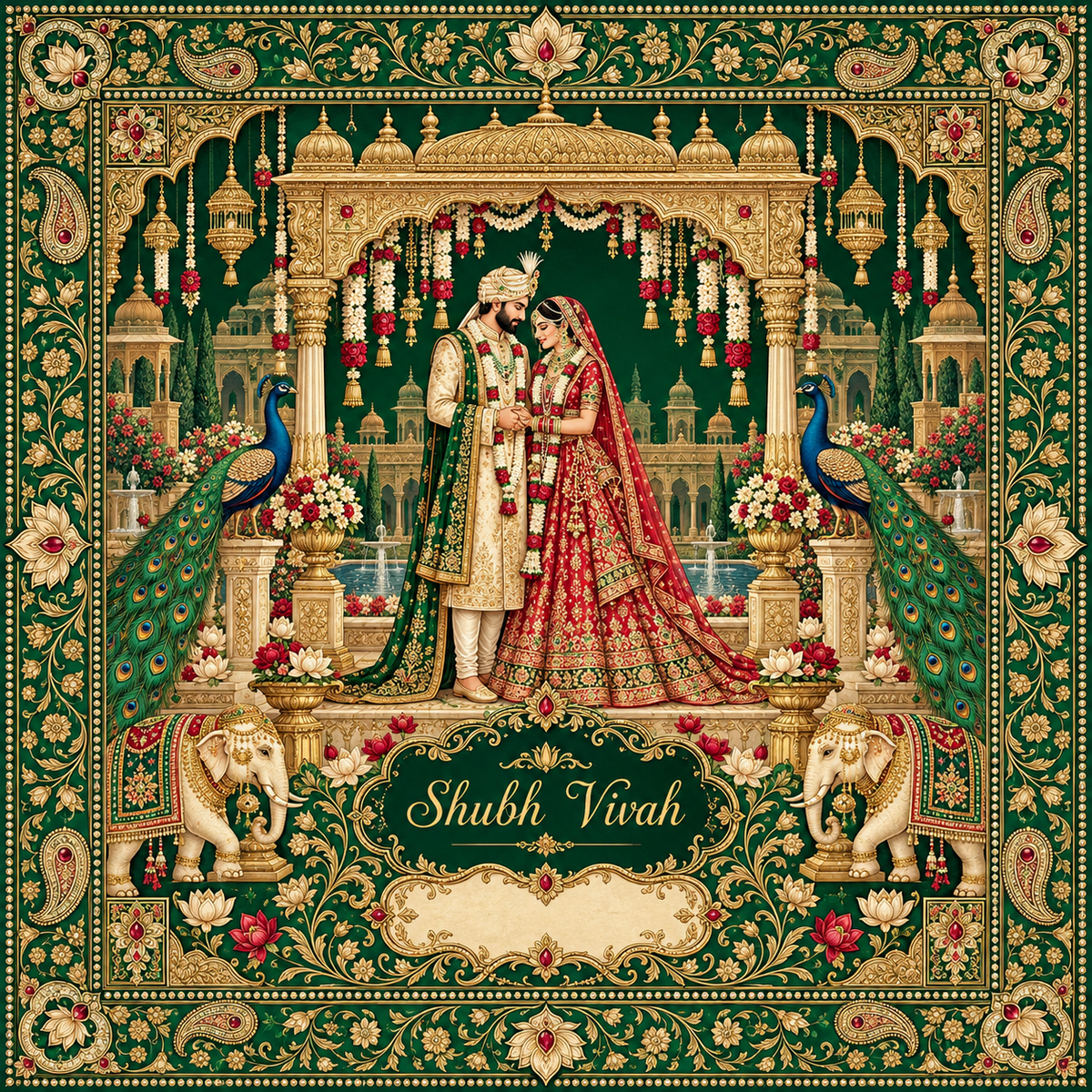 Couple Story Hastmelap Rumal design 06