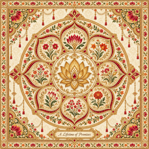 RUM-009-04 A Lifetime of Promises 20 x 20 inch square flat print design artwork